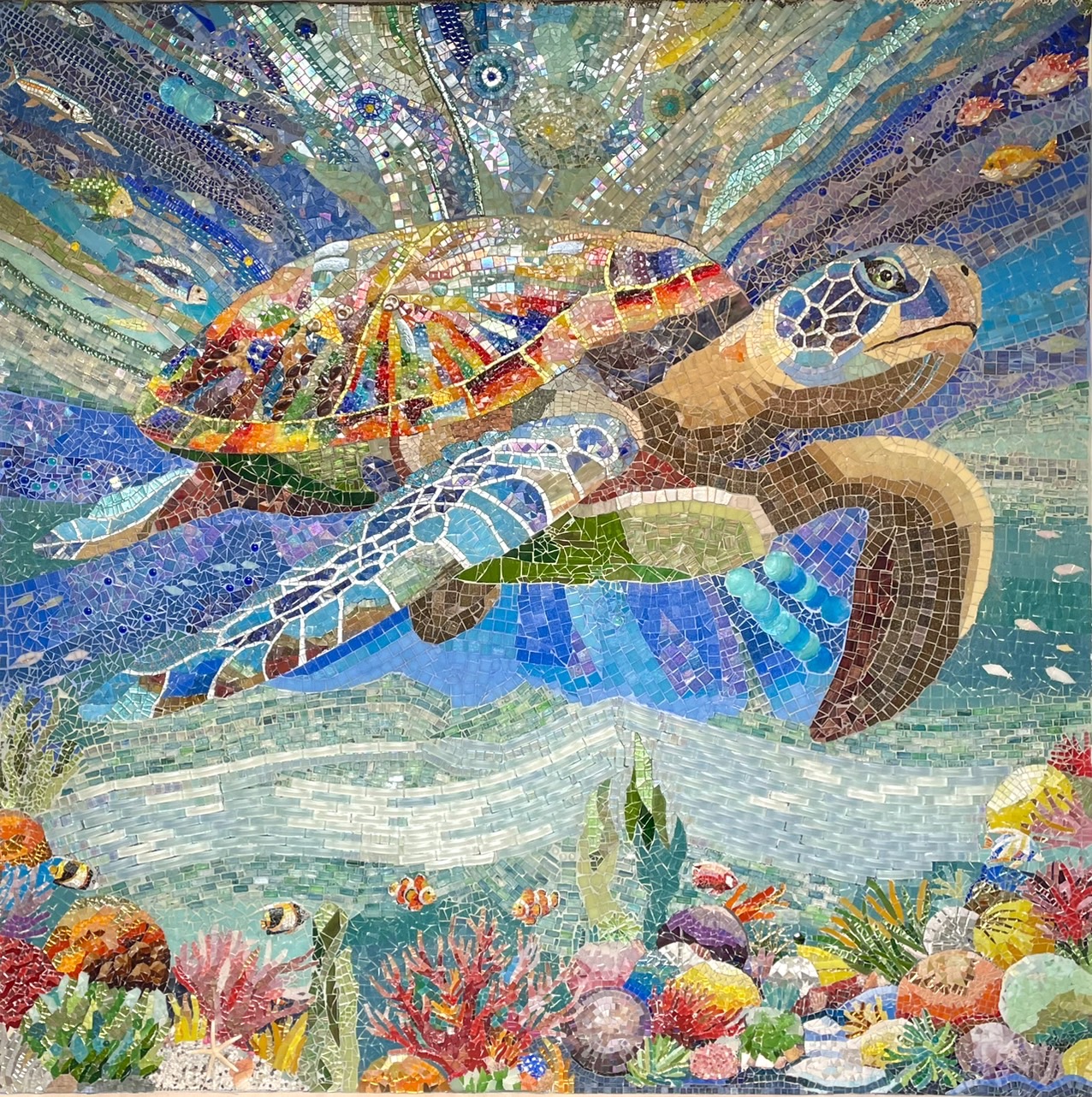 Wall art (sea turtle)