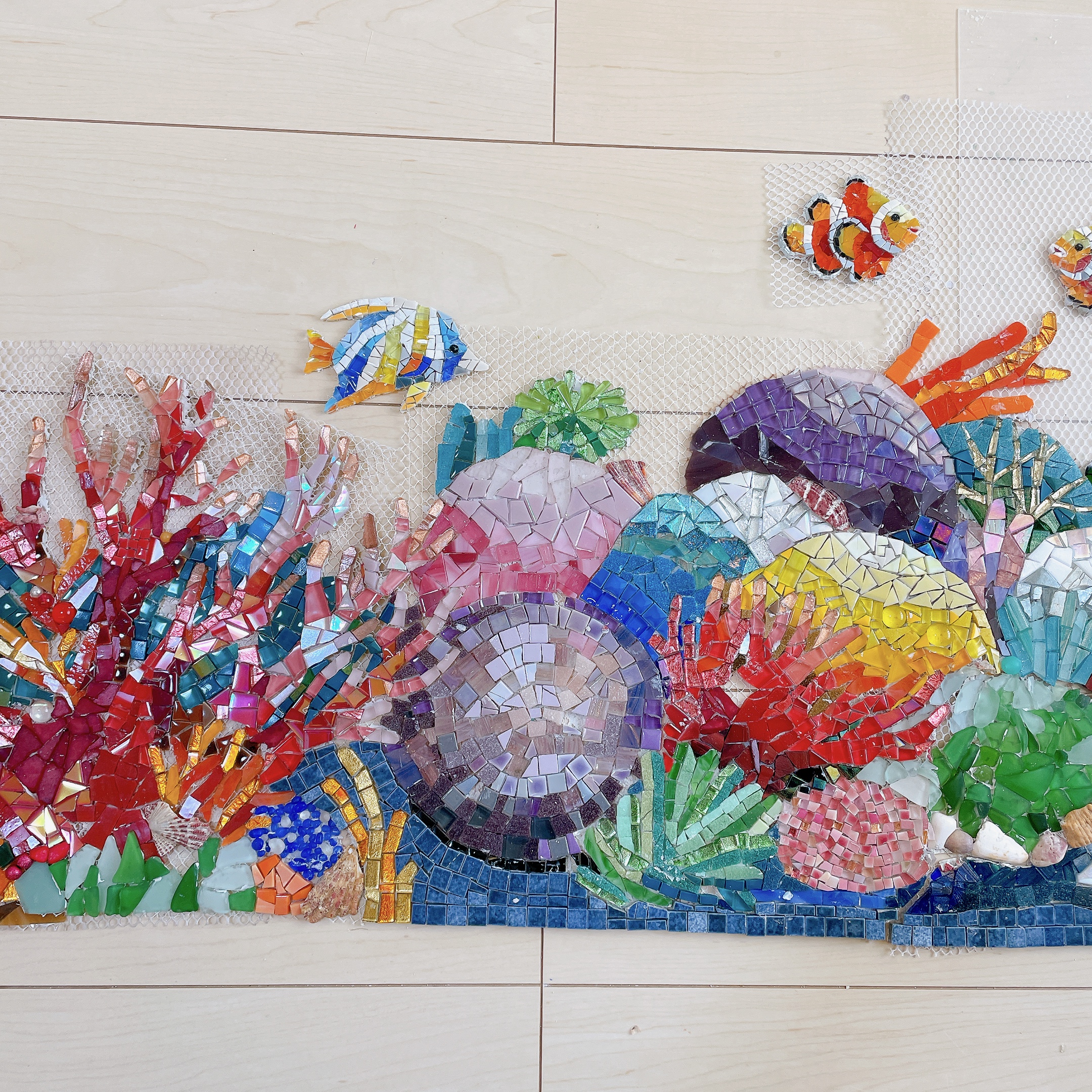 壁面アート（Guardian of the Sea ～海の守護者～）