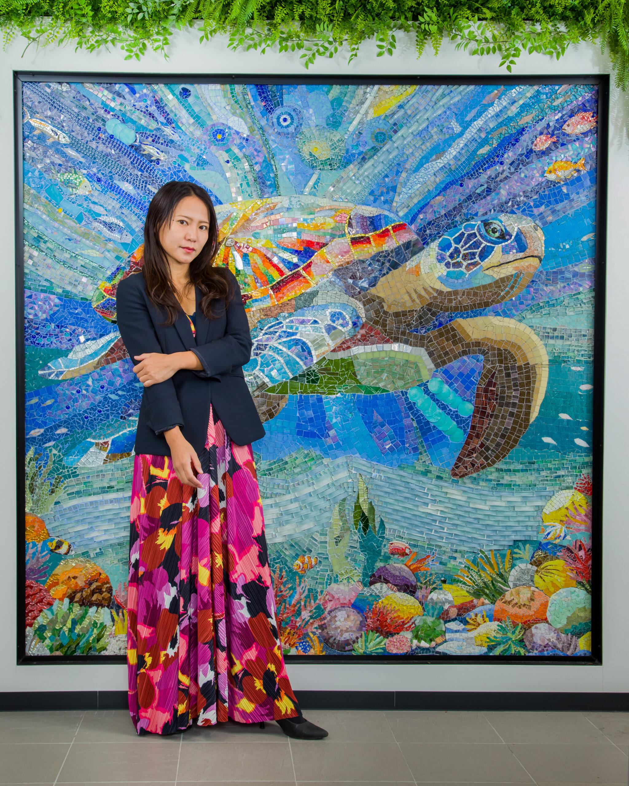 壁面アート（Guardian of the Sea ～海の守護者～）