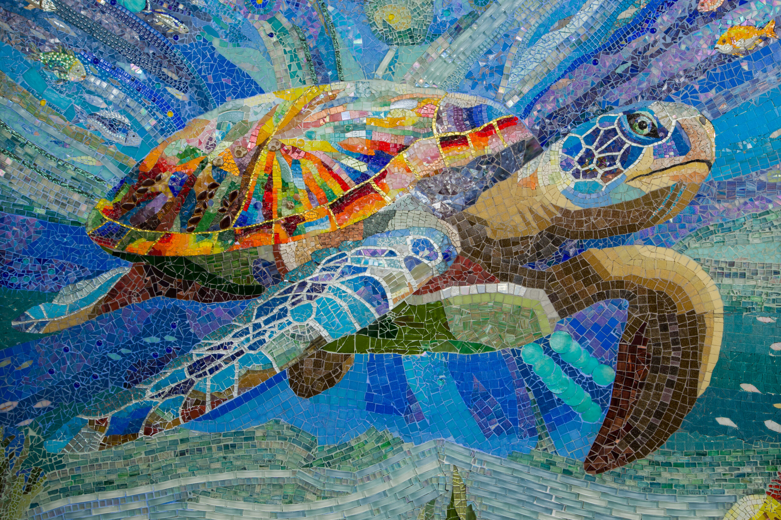 壁面アート「Guardian of the Sea ~海の守護者~」