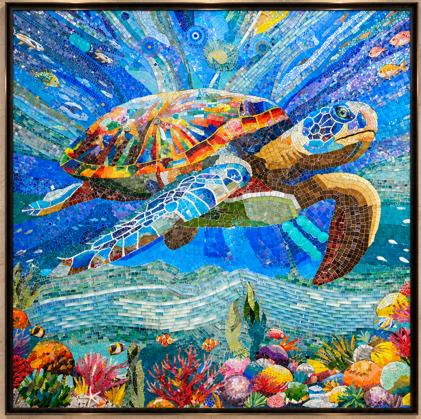 壁面アート「Guardian of the Sea ~海の守護者~」
