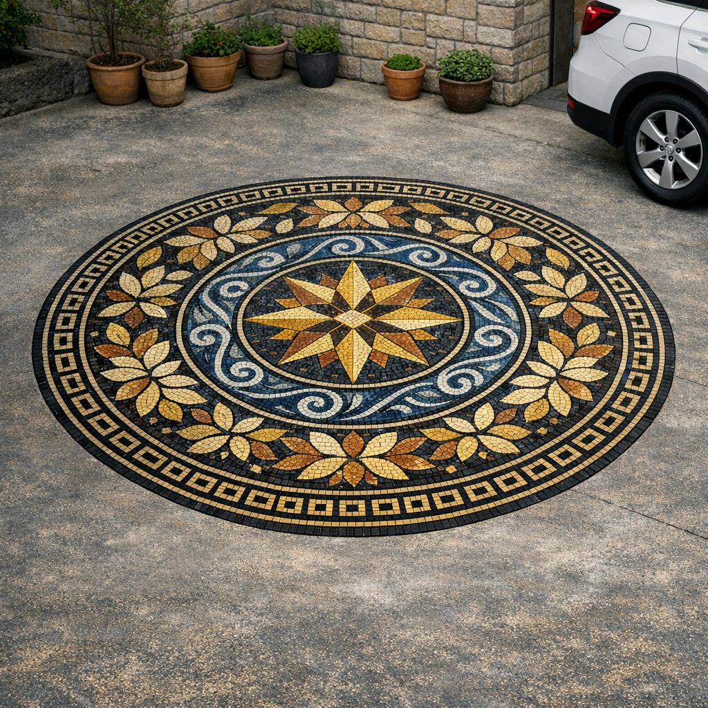 外床アートタイル（庭・駐車場）