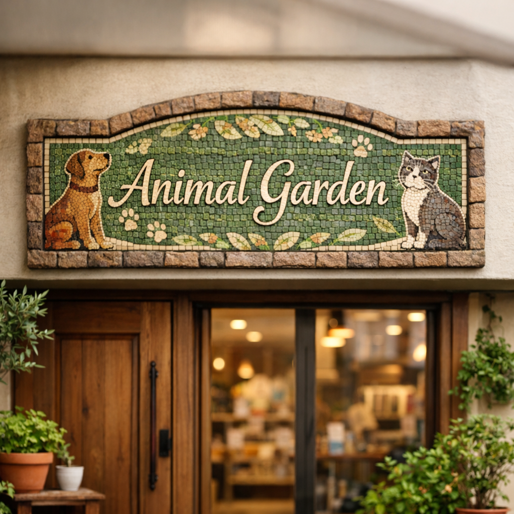 モザイクタイル看板（外壁・立て看板対応）