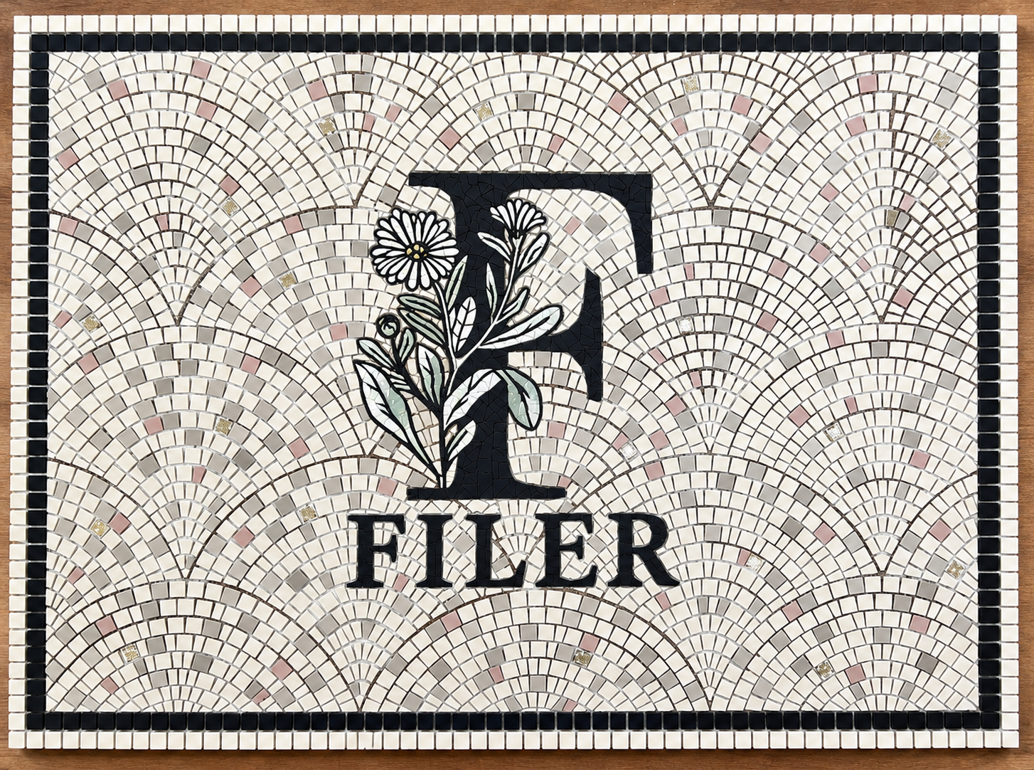 店舗床ロゴ（FILER歯科クリニック）